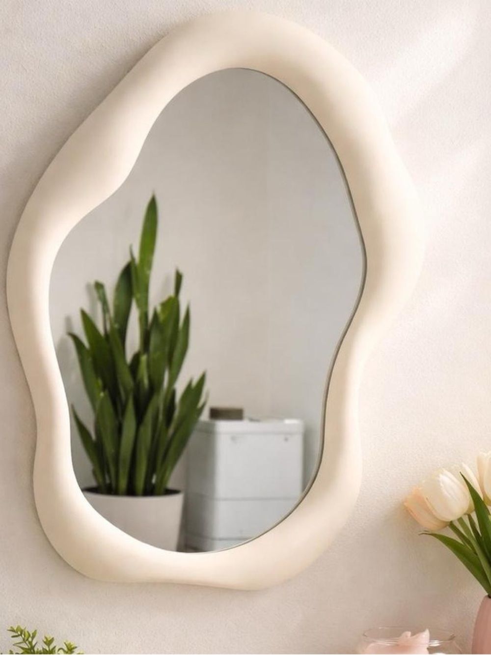 Irregular Cloud shaped Mirror – Cute Desktop Makeup Mirror Tabletop Mirror